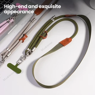 BlueWow Cross-body โทรศัพท์มือถือ Lanyard สายคล้องไหล่กว้างปรับความยาว High-End กระเป๋ากล้อง lanyard Anti-Lost Handy เครื่องมือ Lanyard