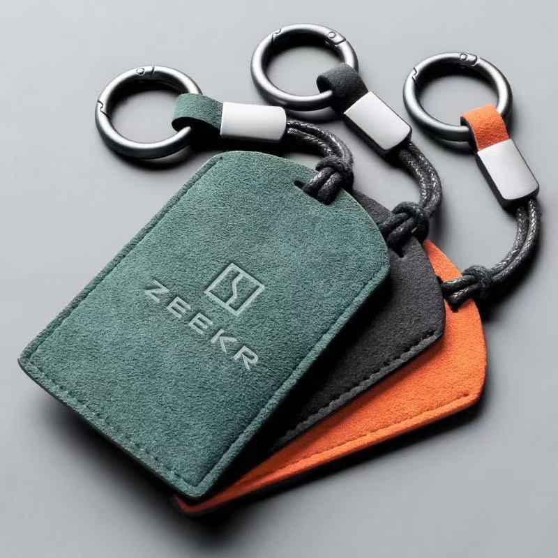 สําหรับ Zeekr 7X/001/X/009 MIX NFC Card Key Suede ฝาครอบป้องกัน Soft Premium Suede NFC Key Case