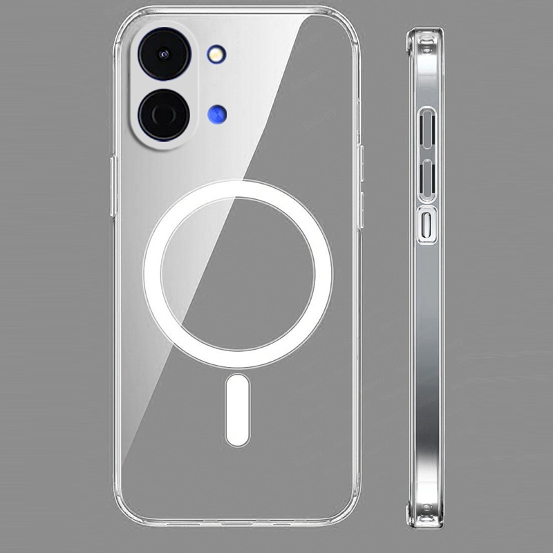 Xiaomi POCO X8 PRO MAX Casing Clear Case Phone Case Cover Magnetic Wireless Charger