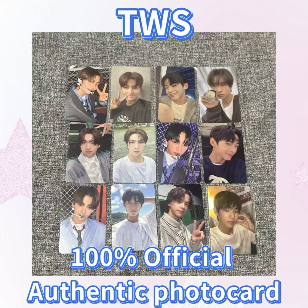 อย่างเป็นทางการ 100% [คลังสินค้าพร้อม] TWS 1st Mini Album Sparkling Blue การ์ดรูปถ่ายอย่างเป็นทางการ