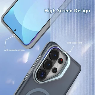 เคสโทรศัพท์แบบตั้งได้, Skin-Feel & เคสโทรศัพท์แม่เหล็กสําหรับ Samsung S26 Ultra, S25, S24 Ultra, A56, A36, A55, A35, A16