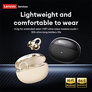 Lenovo RS123 หูฟังบลูทูธ และหูฟังไร้สายแบบ OWS พร้อม Bluetooth V6.0 เสียง HiFi และดีไซน์แบบ Open Ear