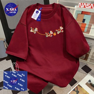 【จัดส่งจากกรุงเทพฯ】🔥NASA ลิมิเต็ดปีม้า ฤดูร้อน oversize ครีเ…