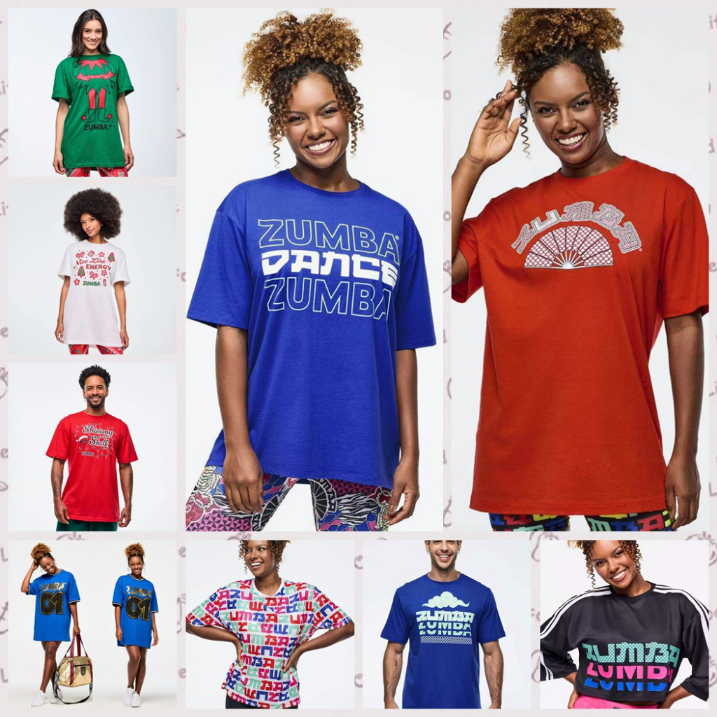 เสื้อยืด Zumba Fitness Dance Leisure Classic สําหรับผู้ชายและผู้หญิงขนาดเดียว 089