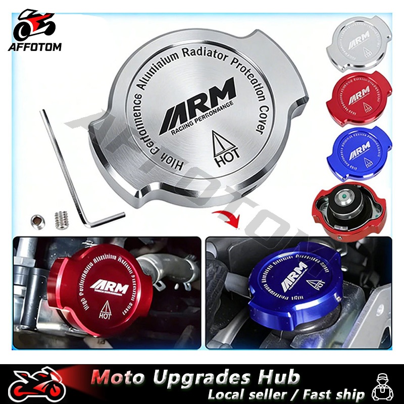 AFFOTOM ถังน้ํารถจักรยานยนต์สําหรับ Click สําหรับ Nmax NXV 160 125 150 CNC อุปกรณ์เสริม