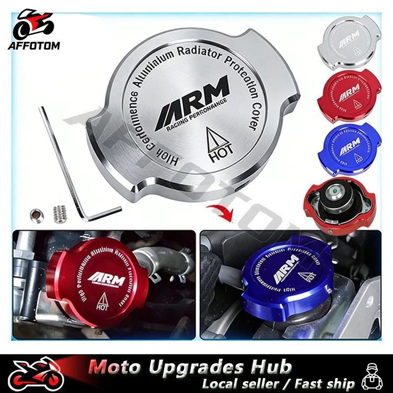 AFFOTOM ถังน้ํารถจักรยานยนต์สําหรับ Click สําหรับ Nmax NXV 160 125 150 CNC อุปกรณ์เสริม