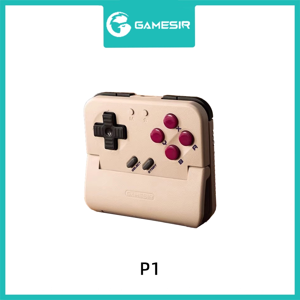 GAMESIR P1 คอนโทรลเลอร์เล่นเกมไร้สายสําหรับ NES/GBA emulator คอนโซลเกมอาร์เคดมือถือขนาดเล็กย้อนยุค เ