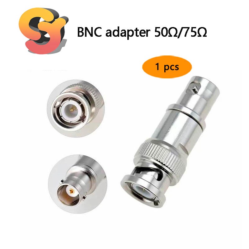 [สต๊อกพร้อม] 1 ชิ้น Oscilloscope 50 Euro BNC Matcher 50 Euro/75 Euro Impedance Connector Q9 ทดสอบควา