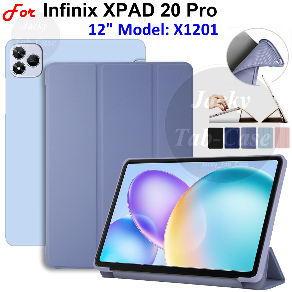 สําหรับ Infinix XPAD 20 Pro 12 "XPad20 11 นิ้วแท็บเล็ตฝาครอบ X1201 X1102 X1101 X1101B ผิวซิลิโคนอ่อน