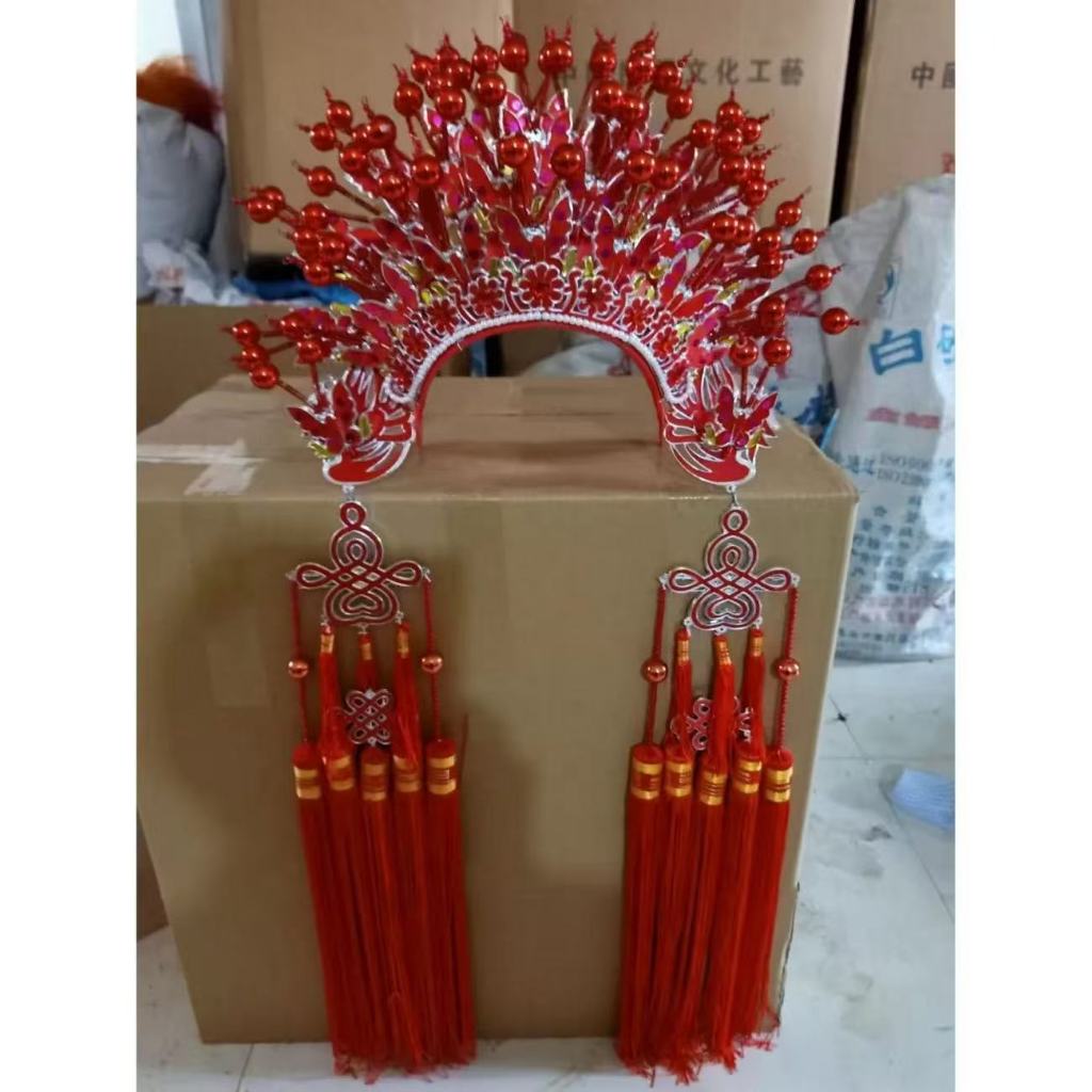 เครื่องแต่งกายโบราณ Queen หมวก Phoenix Crown Ruyi Biography Zhen Qing Dynasty Harem Empress Concubine Flag Head Concubine - รูปที่ 5