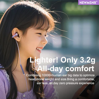 NEWMSNR (ถุงเก็บของฟรี) 2026 ใหม่ AI ENC Call ลดเสียงรบกวนหูฟังคลิปแบบมีสายสําหรับสวมใส่นานไม่เจ็บปวด TYPE-C หูฟังคุณภาพเสียงสูงหูฟัง Bone Conduction หูแขวนชุดหูฟัง