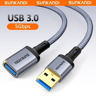 SUNKANDI USB 3.0 Male to USB 3.0 Female Extensions Cable 5Gb…