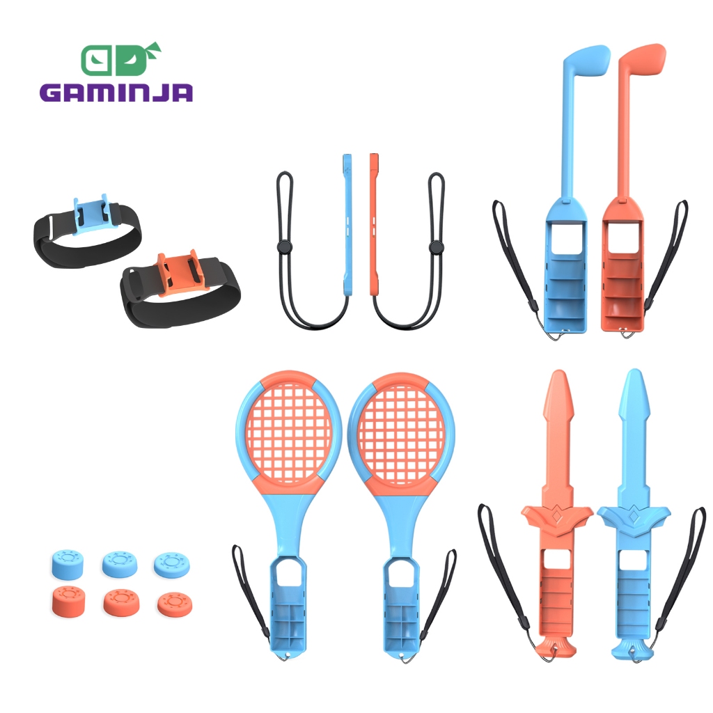 16 in 1 Switch2 อุปกรณ์กีฬา Bundle สําหรับ Nintendo Switch2 Oled เกมอุปกรณ์กีฬาพร้อมกอล์ฟคลับกอล์ฟคลับกอล์ฟคลับ