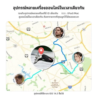 HOCO E95 เครื่องติดตาม GPS รองรับ iOS Find My ค้นหาระบบ เครื่องตรวจจับกล้องอินฟราเรด ติดตามตำแหน่งทั่วโลก