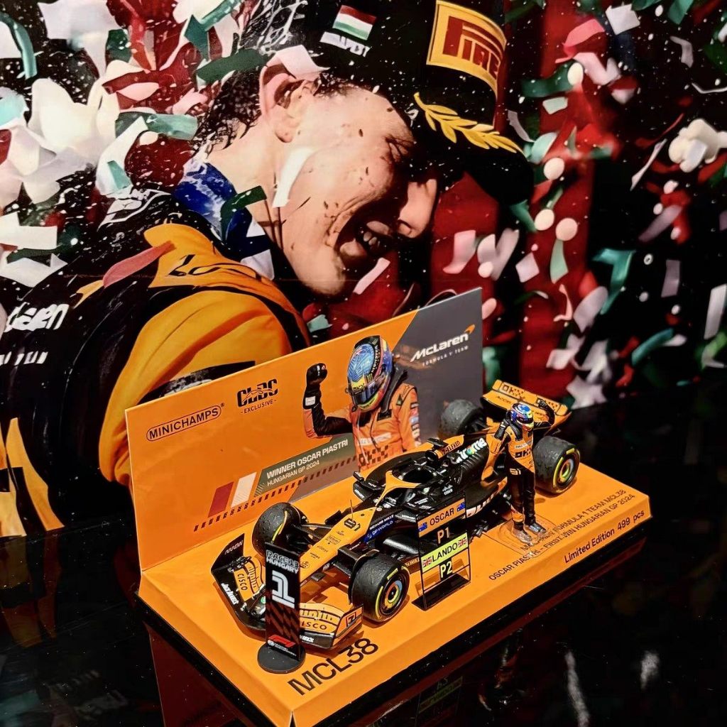 Minichamps 1: 43 MCL38||| Hungary Station Piestri Life First Win Doll Edition โมเดลแข่ง
