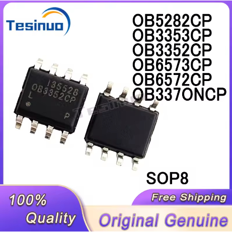 5PCS ใหม่ Original OB3352CP OB3353CP OB5282CP OB6572CP OB6573CP OB3370NCP SOP8 LCD power maning ในสต