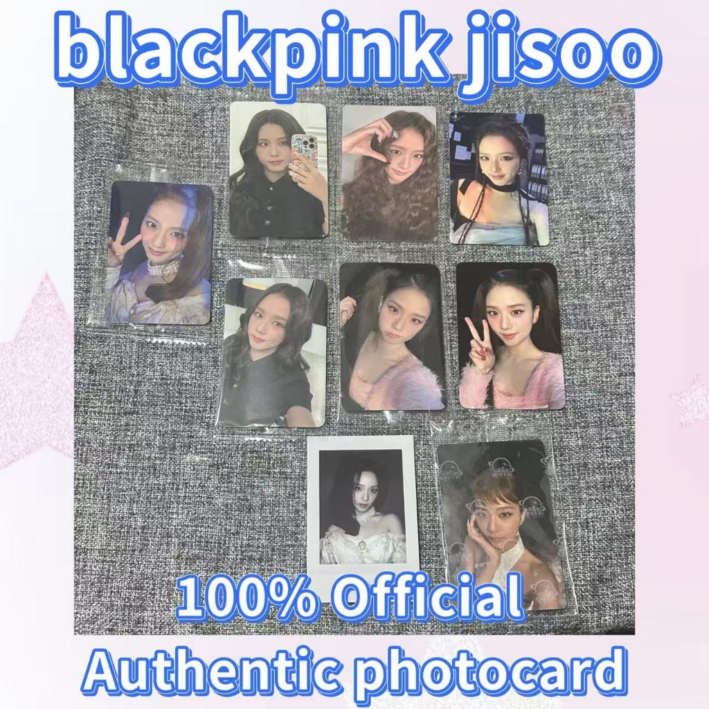 [สต๊อกพร้อม] อัลบั้มภาพ jisoo Blackpink อย่างเป็นทางการ 100% PC jisoo Amortage Photocard