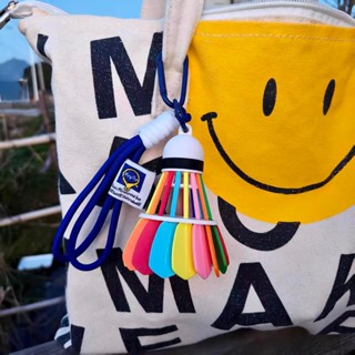 พวงกุญแจแบดมินตันลายรุ้ง สำหรับกลางแจ้ง สร้อยแขวนกระเป๋าเป้ …