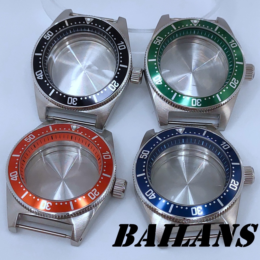 40 มม.สีดําสีฟ้าสแตนเลสนาฬิกาสีดําสีฟ้าสีเขียวสีส้มแหวน Fit NH34 NH35 NH36 NH38 NH70 NH72 การเคลื่อน