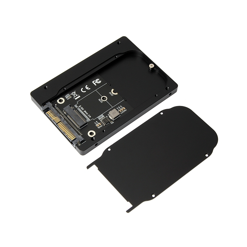 M.2 NVME PCIe SSD เป็น U.2 SFF-8639 2.5" Hard Disk Enclosure Case อะแดปเตอร์แปลงกล่อง