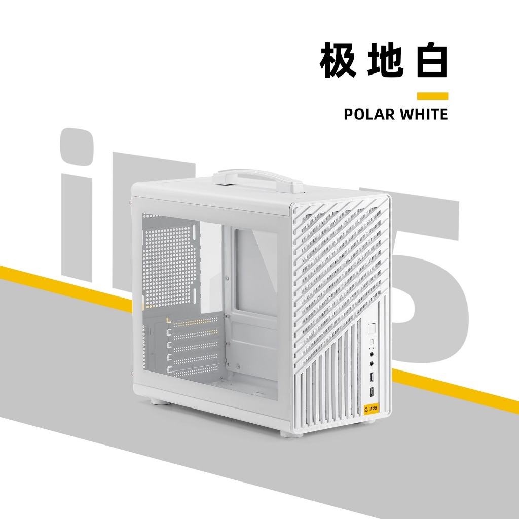 Mechanic Master iF25 MATX คอมพิวเตอร์กรณี ITX/MATX เมนบอร์ด + ATX Power + 170 มม. Tower หรือ 240 AIO