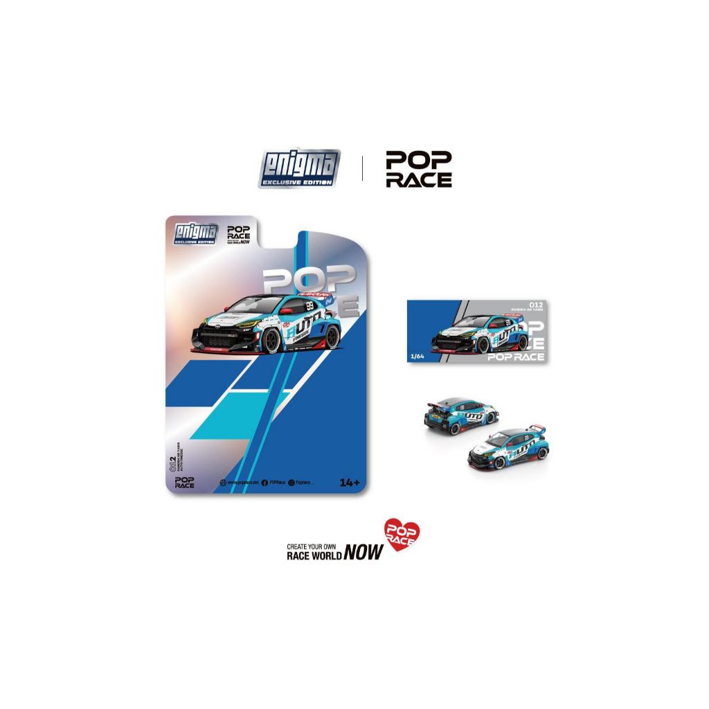 Pop Race 1/64 PRE012 Pandem GR Yaris Auto Finesse