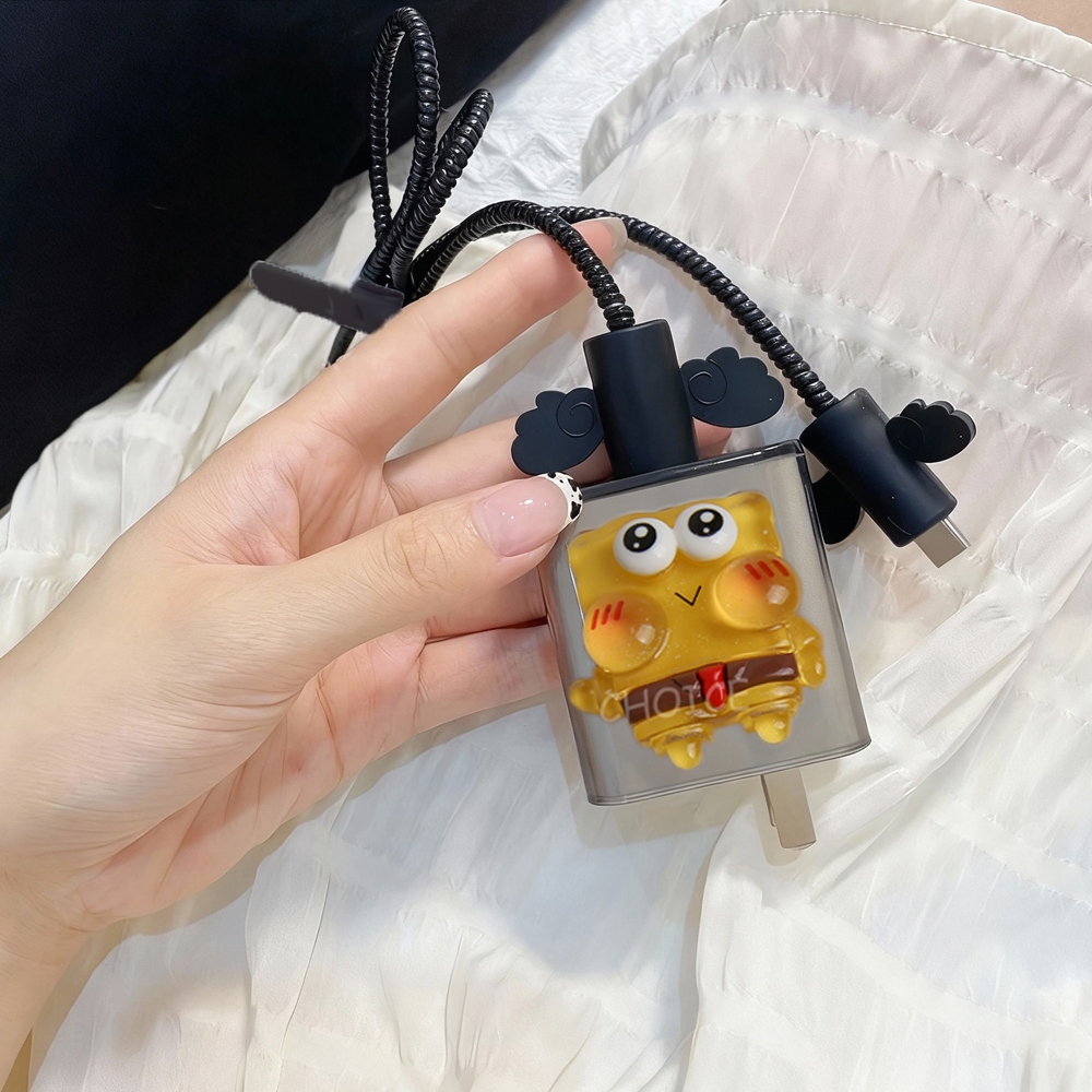 น่ารักการ์ตูน charger protector สําหรับ Honor 100W- magic7 100Pro 200 pro 90GT X9C 80w 66W HN-200330
