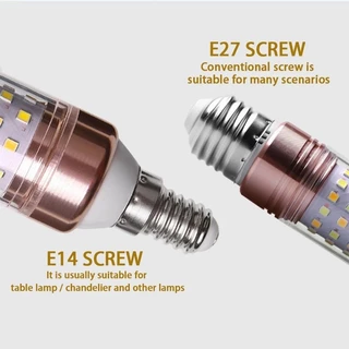 E27 E14 หลอดไฟข้าวโพด LED 12W 16W 6500K หลอดไฟ LED 3000K สกรูขนาดเล็กหลอดไฟในครัวเรือน