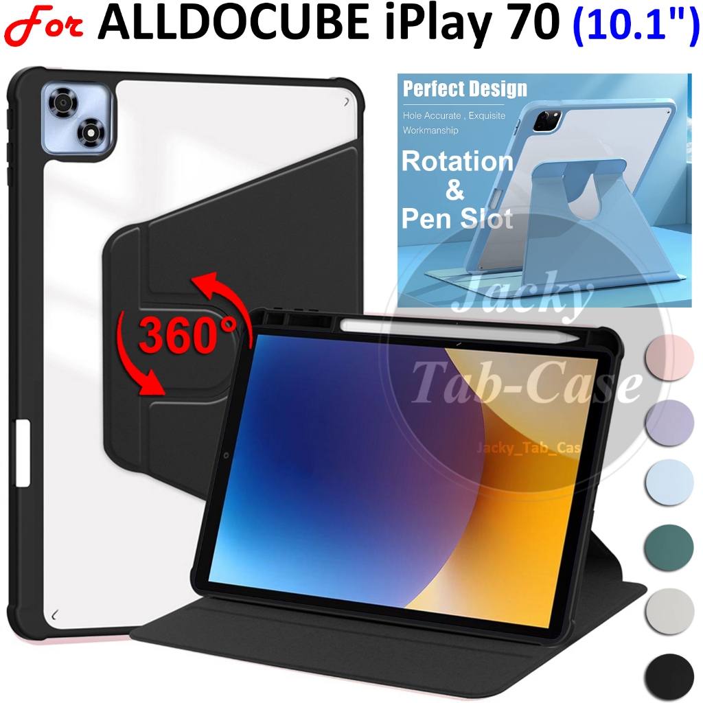 สําหรับ ALLDOCUBE iPlay 70 10.1 "อะคริลิคใสหมุนแท็บเล็ตปากกาสําหรับแท็บเล็ต iPlay70 2025 รุ่น T1051