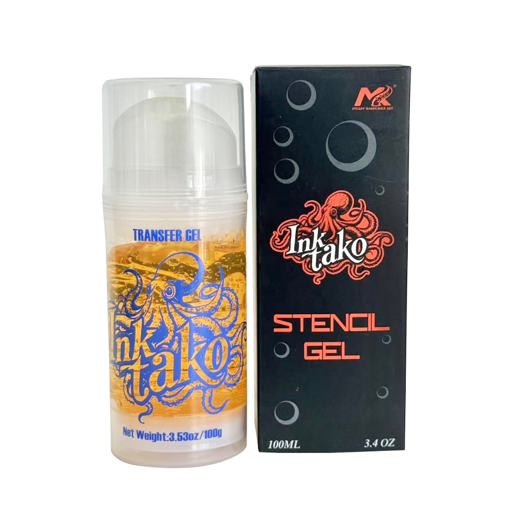 Tattoo Template Gel-Artist Dedicated High-Quality Tattoo Transfer Gel-Standard Template วัสดุสําหรับ Depicting, Depicting, Tribe และผสม-Precise Design Professional Transfer Solution
