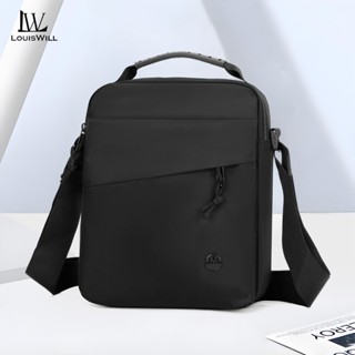 หลุยส์วิลล์ กระเป๋าสะพายไหล่ผู้ชายกระเป๋าถือกันน้ําฟอร์ดผ้าก…