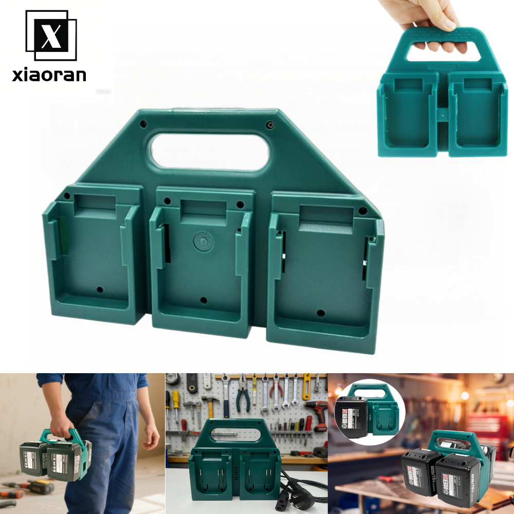 ชั้นวางแบตเตอรี่อเนกประสงค์-แบบพกพาและติดผนังสําหรับเครื่องมือ 18V Makita/OSUKA/KELAT/TANZU (ไม่รวมถาด)