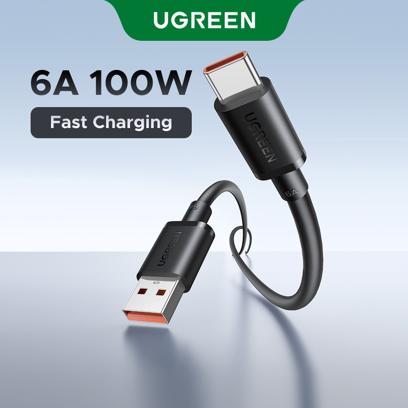 UGREEN สายชาร์จ USB-A เป็น USB-C,สายชาร์จเร็วสําหรับ Samsung Galaxy S20/S10/NOTE 10/HUAWEI MATE 30/P
