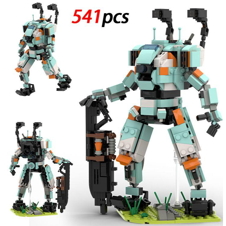 Titanfalls 2 Building Blocks Vanguard-class Creative Expert Mecha Game BT-7274 คอนโซลเกม 3D อิฐของเล