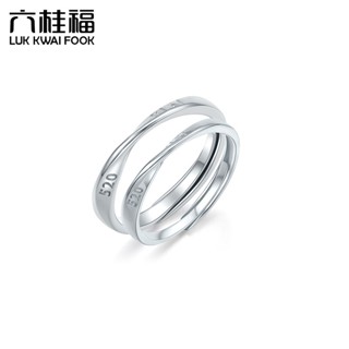 หลิวกุ้ยฟู่ เครื่องประดับ ส925 ทั้งร่างกายแหวนเงินสเตอร์ลิงแ…