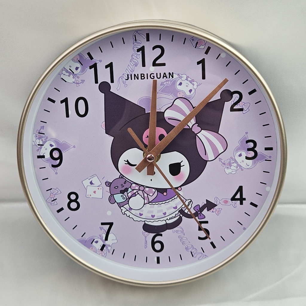 KUROMI,นาฬิกา,นาฬิกาแขวนผนัง,นาฬิกาเงียบ