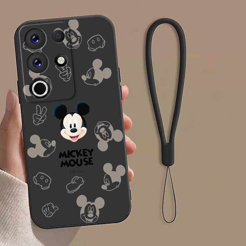 Itel S25 Ultra S25Ultra S686LN S685LN Casing Mickey Family Mobile Case Cute Mouse Silicon Liquid Rub