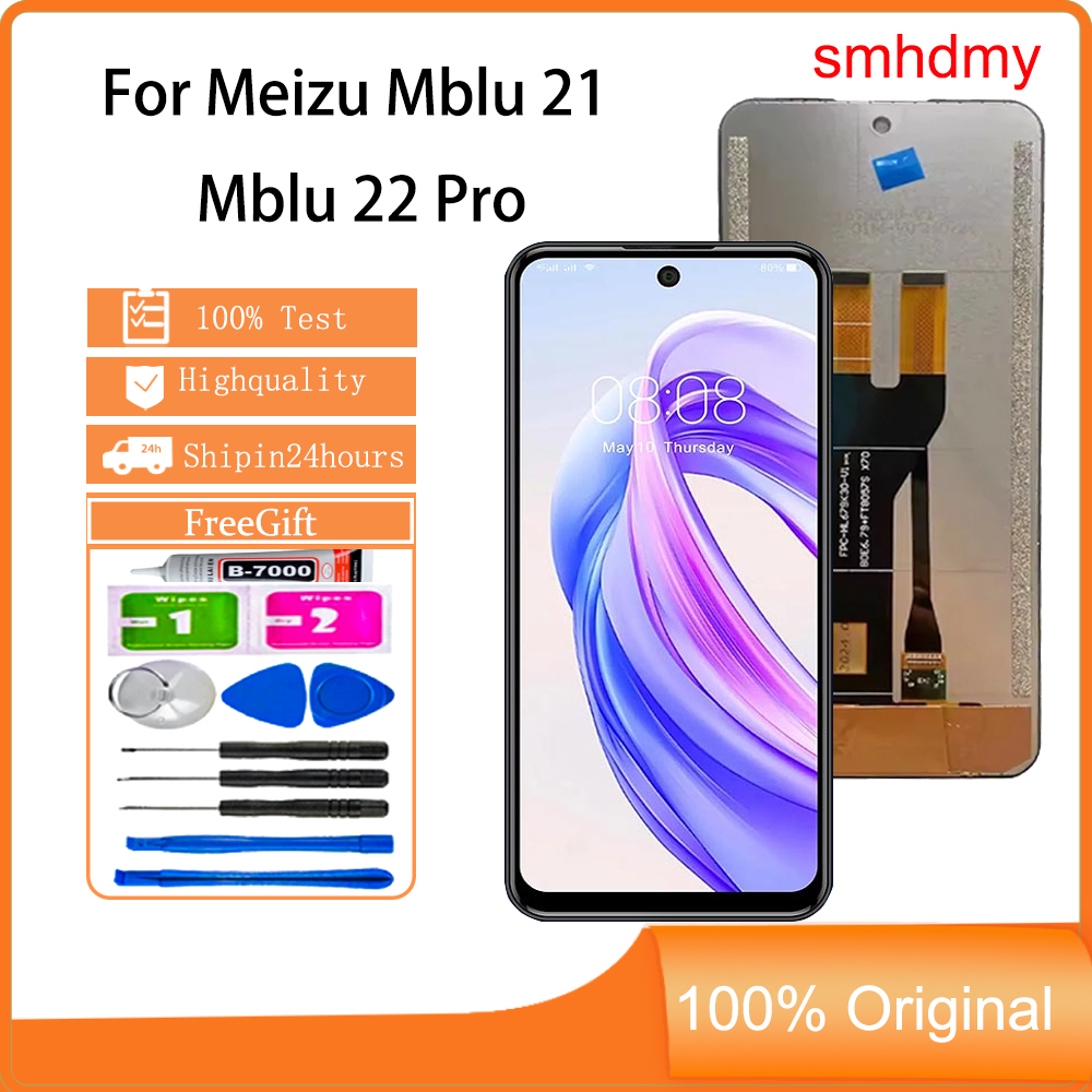 Smhdmy Ori สําหรับ Meizu Mblu 21 22 Pro จอแสดงผล LCD เปลี่ยนหน้าจอสัมผัส