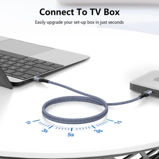 SUNKANDI USB 3.0 ชายกับชายสาย USB Extender พร้อมโล่ถักและขั้วต่ออลูมิเนียมสําหรับกล่องทีวีฮาร์ดไดรฟ์กล้อง USB