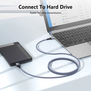 SUNKANDI USB 3.0 ชายกับชายสาย USB Extender พร้อมโล่ถักและขั้วต่ออลูมิเนียมสําหรับกล่องทีวีฮาร์ดไดรฟ์กล้อง USB