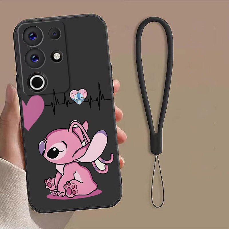 Itel S25 Ultra S25Ultra S686LN S685LN น่ารัก Frosted ยาง Soft Case Mobile Shell Disney Stitch Cover