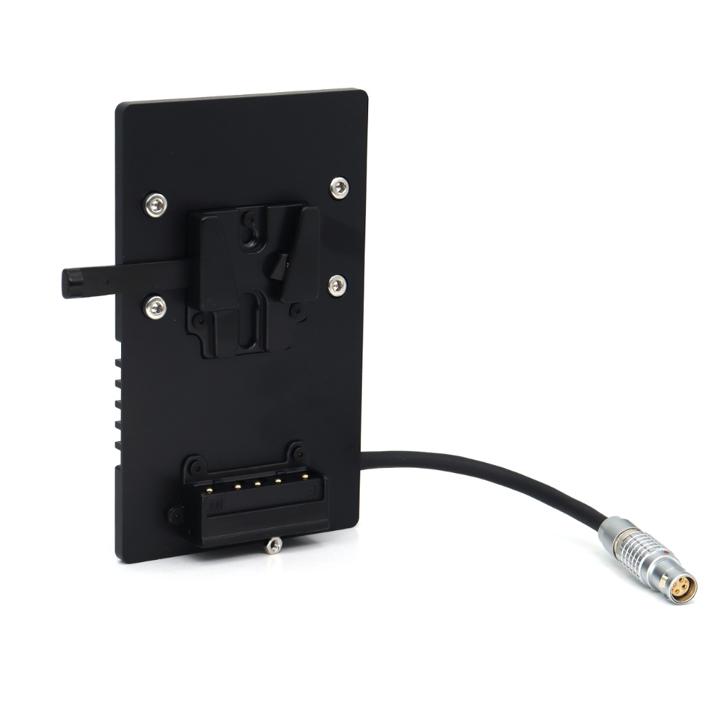 แผ่นแบตเตอรี่ V-Mount สําหรับ DJI Ronin 4D, V-Mount Plate พร้อมแผ่นแบตเตอรี่อินพุตหญิง 1B 6Pin