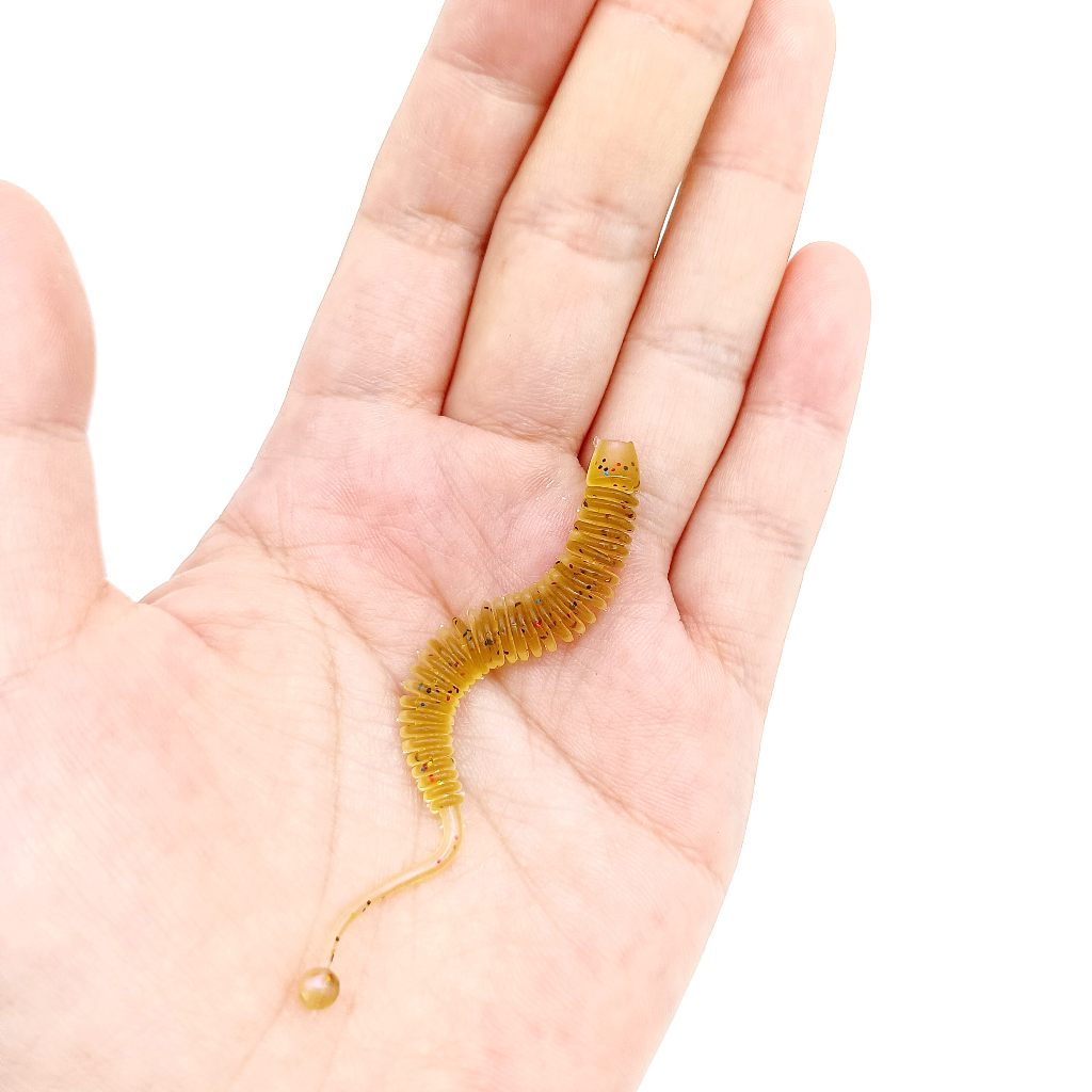 DUODUOYU 10PCS Mini Soft Fishing Lure 47 มม./57 มม./77 มม.เข็มซิลิโคน Swimbait Wobblers เหยื่อประดิษฐ์ Seabass ตกปลา Tackle
