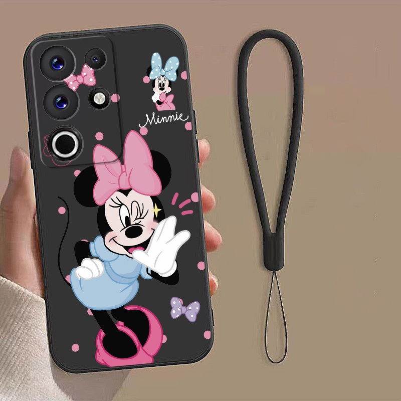 Itel S25 Ultra S25Ultra S686LN S685LN Disney Minnie Mobile Case Matte Slim Capa Liquid Rubber Cover