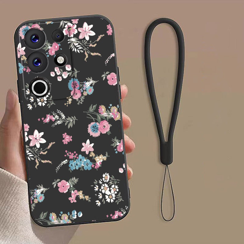 Itel S25 Ultra S25Ultra S686LN S685LN Beauty Flowers Mobile Case Candy Floral Casing Soft Cover