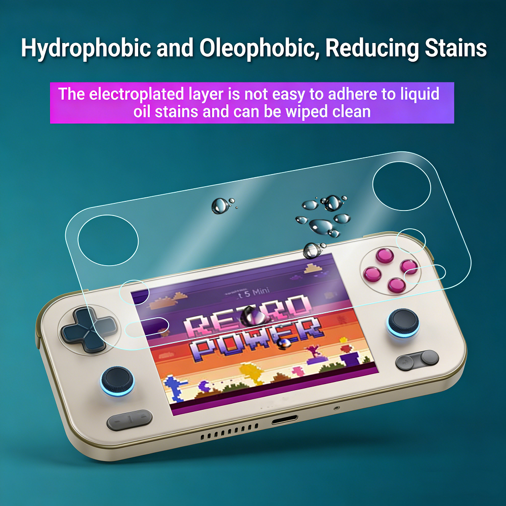 1 ชิ้นฟิล์มป้องกันหน้าจอสําหรับ AYANEO Pocket S Mini 4.2 นิ้วป้องกัน Anti-Scrach Cover Soft Film