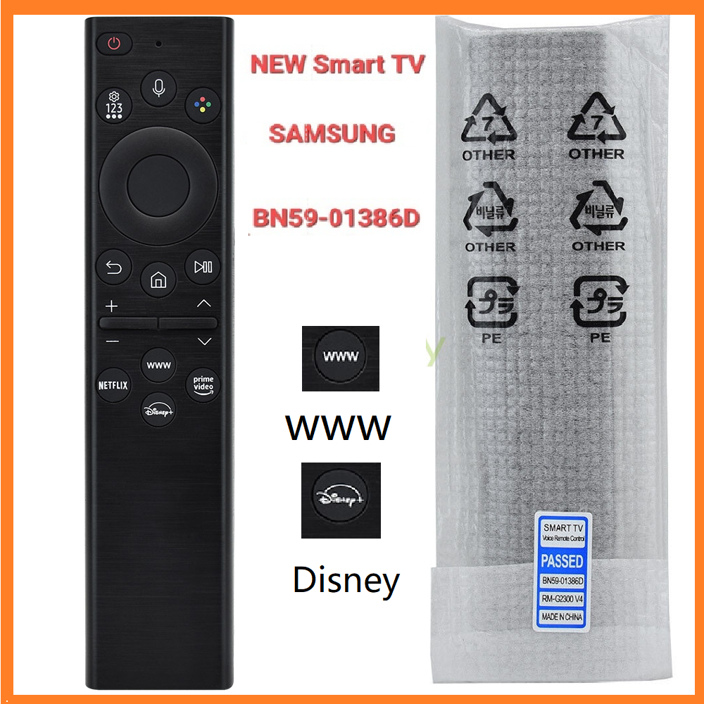 ใหม่ BN59-01386D สําหรับ Samsung Voice TV รีโมทคอนโทรล QN55Q80AAFXZA QN65QN900AFXZA