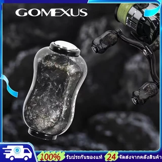 Gomexus น็อปแต่งรอก Forged carbon 22mm For Shimano Daiwa Roybi Handle Knob นอปแต่งรอก ลูกบิดรอกหมุน F22 ทนต่อการกัดกร่อน แม่นยำและสมดุล