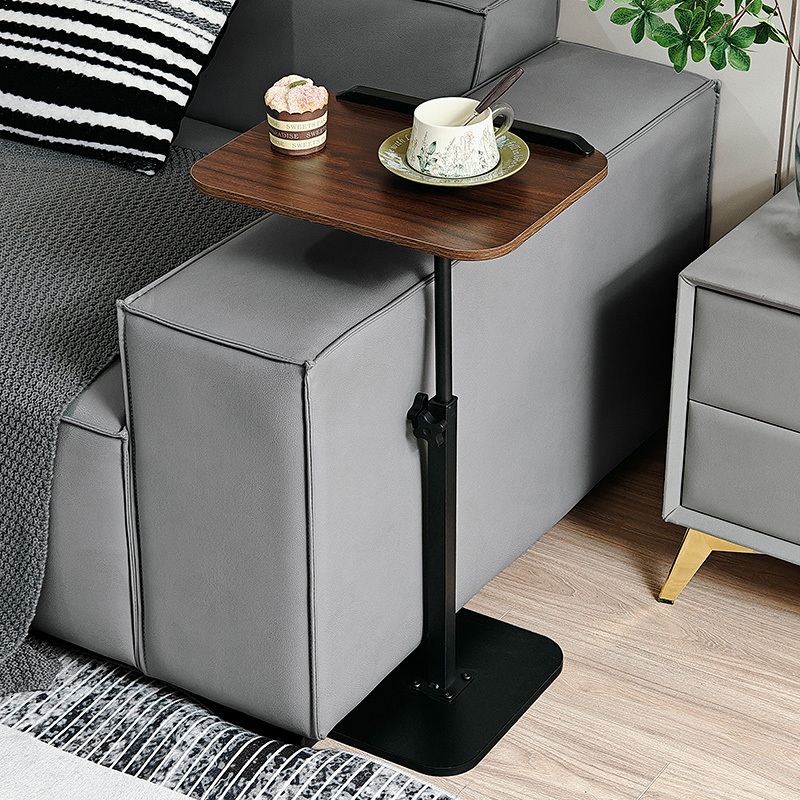 โต๊ะข้างเตียง โต๊ะคอมข้างเตียง มันขยับได้มีล้อ ยกขึ้นลงได้ 60*40cm bedside table ประกอบง่าย รับน้ำหนักได้ 300KG