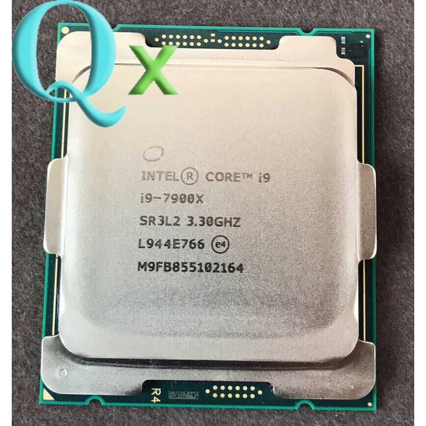 Upgrade Gaming CPU Core I9-7900X LGA2066 CPU โปรเซสเซอร์ SR3L2 3.3GHz 13.75MB Ten Core 140W สําหรับ 